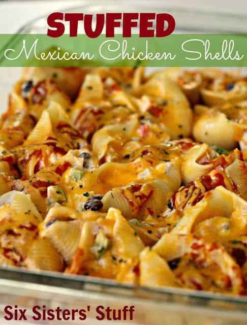 Mexican Stuffed Shells - Dinner at the Zoo