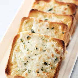 Cheesy Garlic Texas Toast on a plate