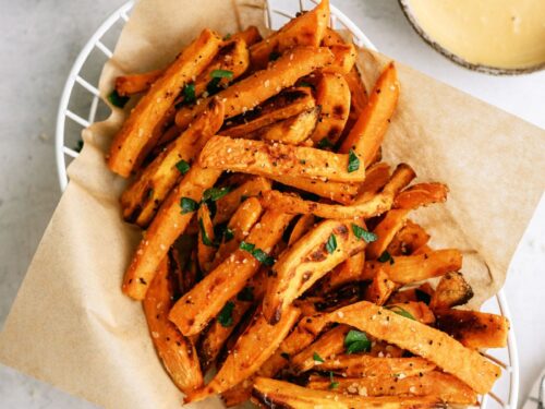 Baked Sweet Potato Fries – A Couple Cooks