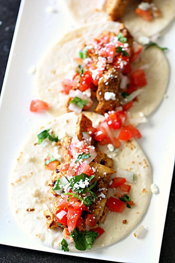 Easy Chicken Street Tacos Recipe Simple Ingredients