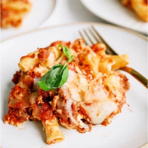 slow cooker baked ziti