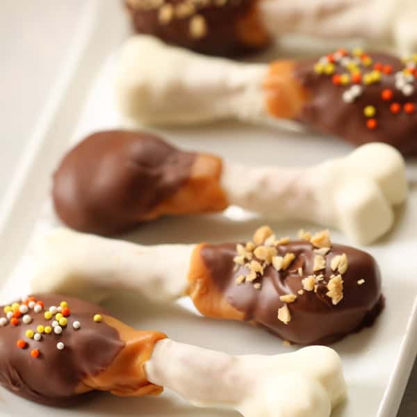 chocolate caramel turkey legs