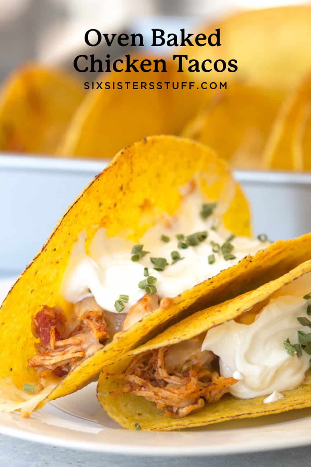 Oven Baked Easy Chicken Tacos Recipe with Rotisserie Chicken