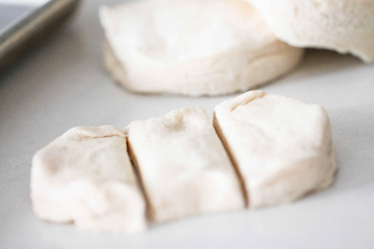 dough for classic pigs in a blanket