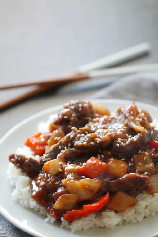 The BEST Slow Cooker Beijing Beef Recipe (Easy)