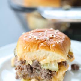 homemade big mac slider