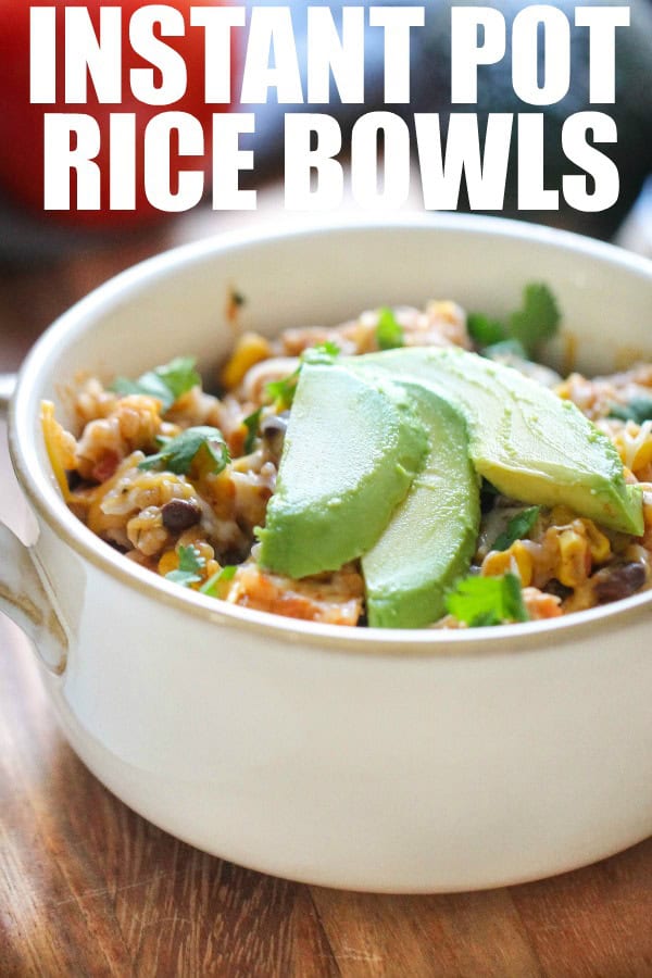 Instant Pot Spicy Chicken and Rice Bowls Recipe