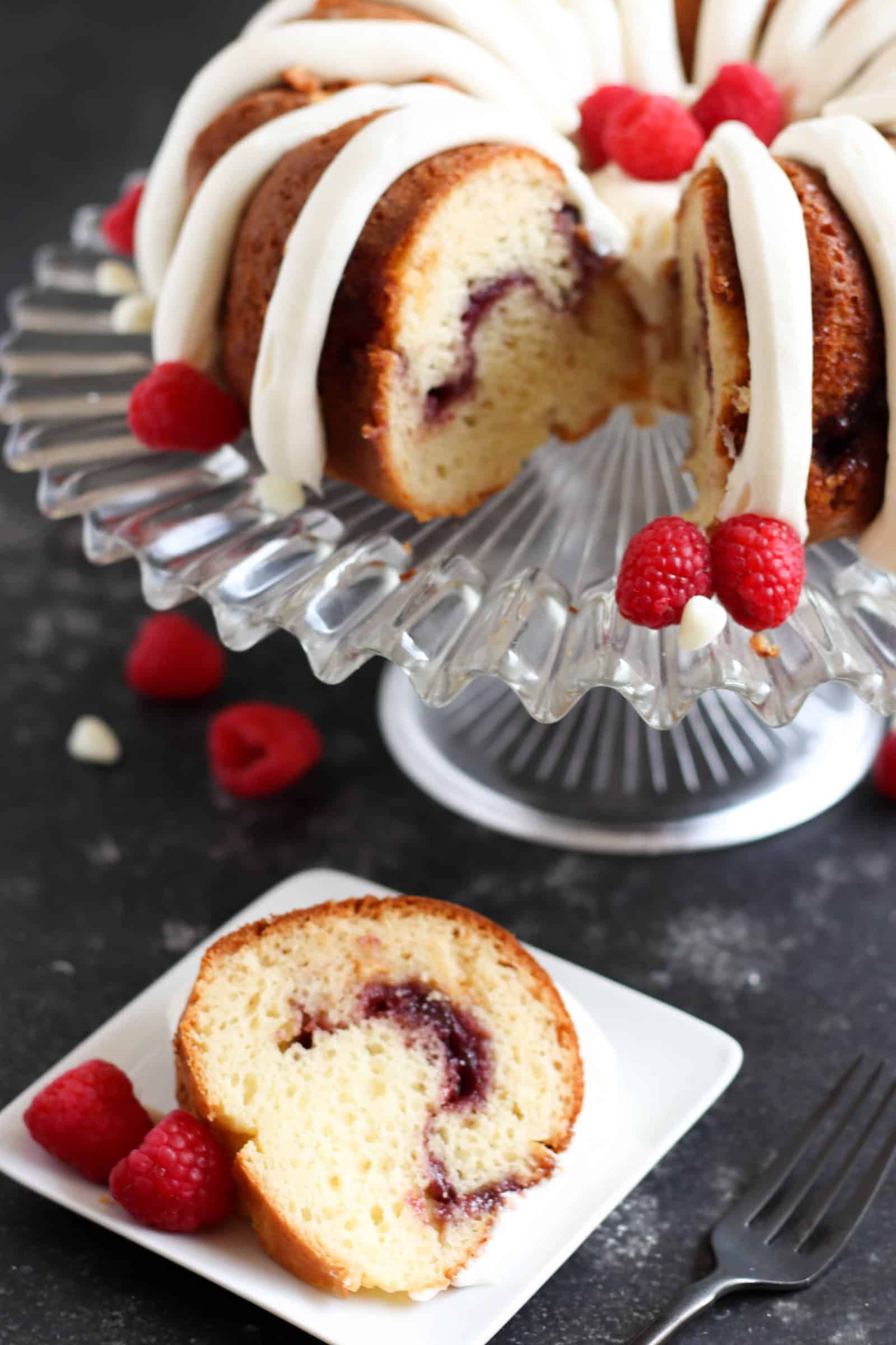 Chai White Chocolate Raspberry Cake - Cake by Courtney