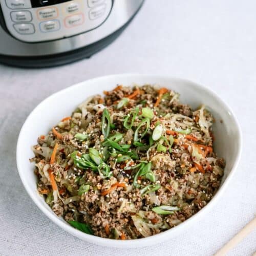 Instant Pot Egg Roll in a Bowl - I Don't Have Time For That!