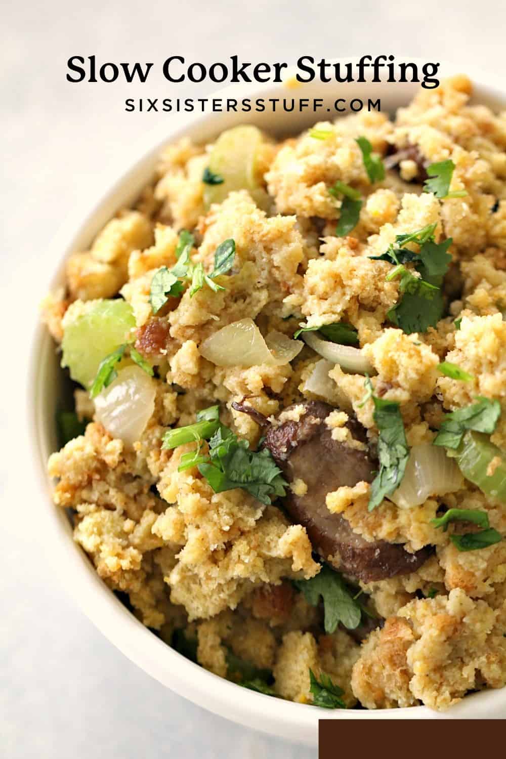 The BEST Slow Cooker Stuffing Recipe (Perfect for Thanksgiving)