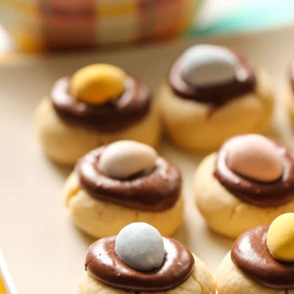 Chocolate Thumbprint Cookies