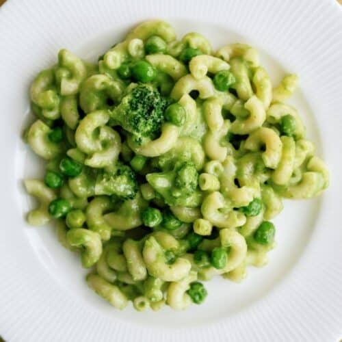 green mac and cheese