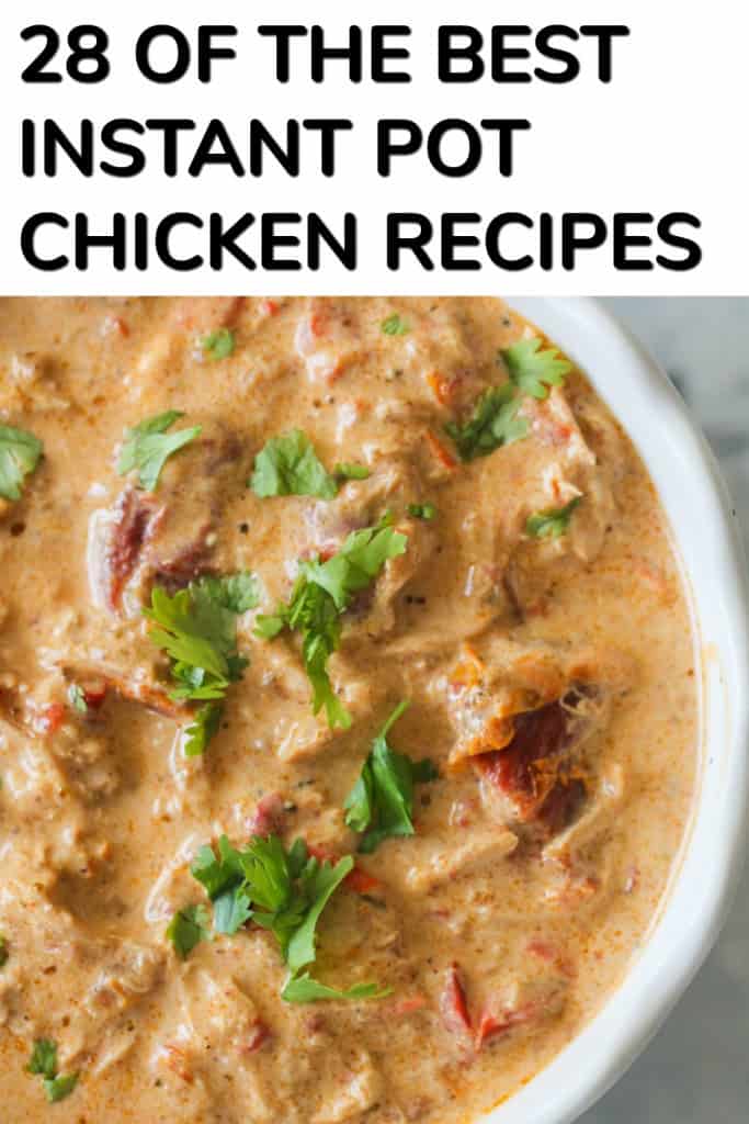 24 Easy Instant Pot Chicken Recipes 2022