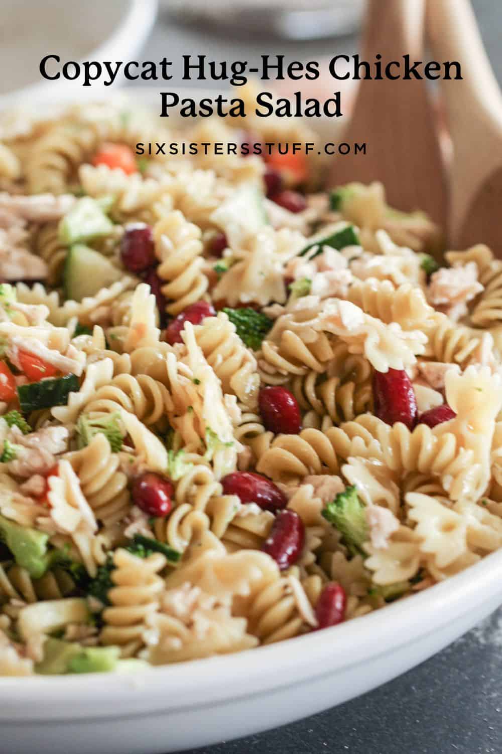 Copycat Hug-Hes Chicken Pasta Salad Recipe