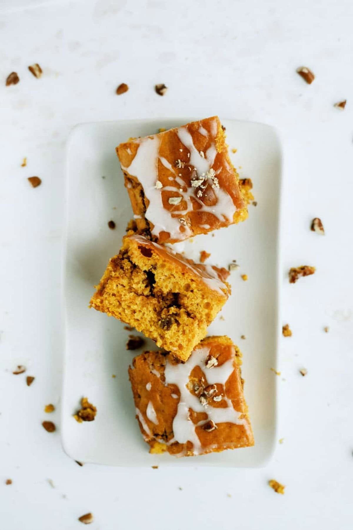 Pumpkin Honey Bun Cake