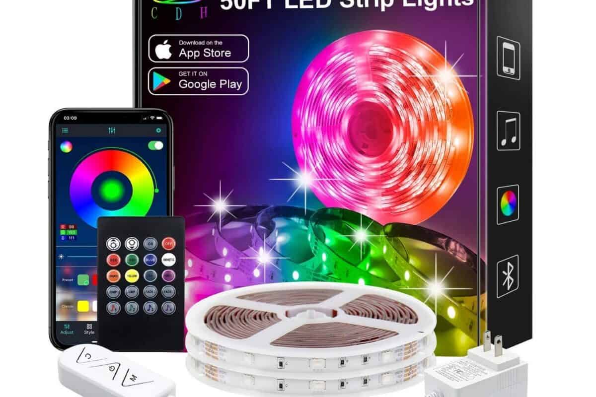 LED Stripe Lights Set with app controller