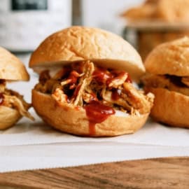 Instant Pot BBQ Chicken Sandwiches