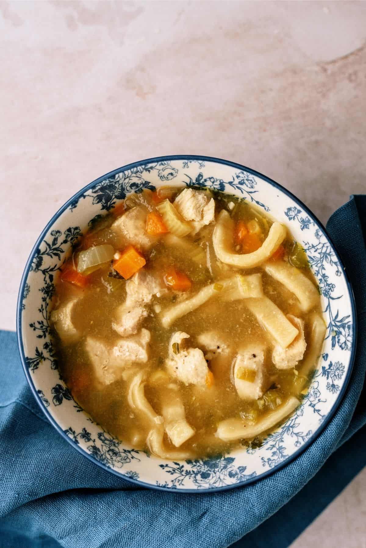 Instant Pot Chicken Noodle Soup (Dump-and-Go!) - Thriving Home