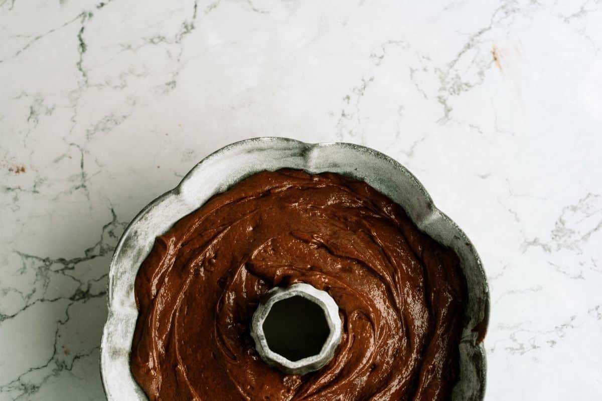 Easy Triple Chocolate Bundt Cake - the hungry bluebird