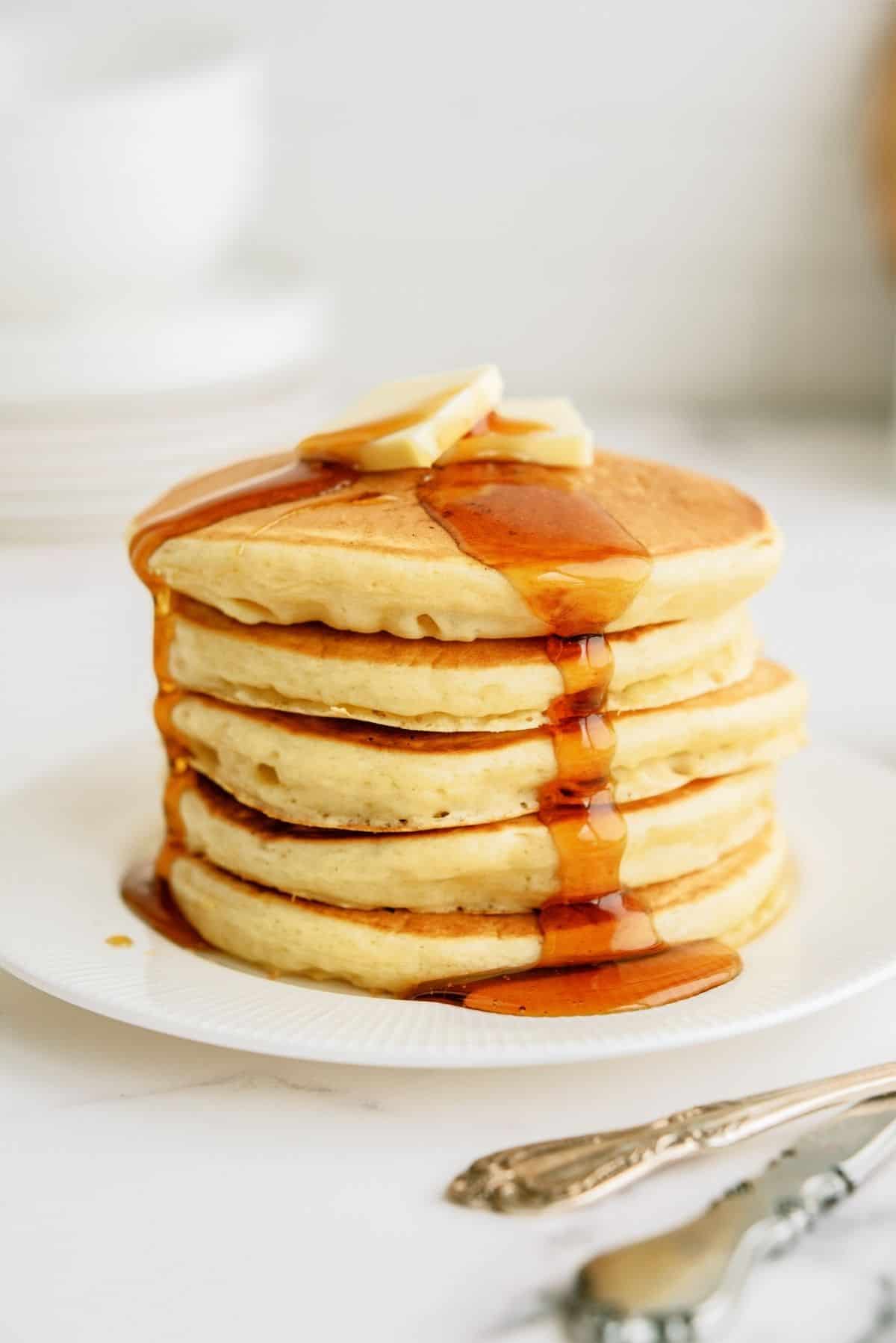 Homemade Pancakes - Mostly Homemade Mom