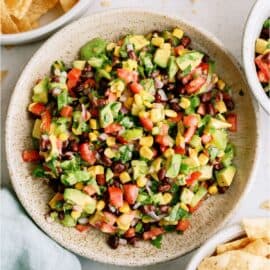 A bowl of Cowboy Caviar