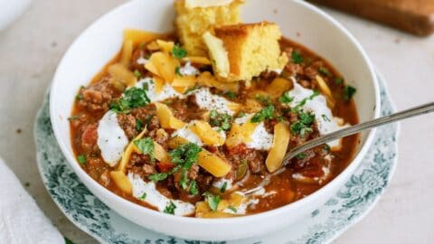 Instant pot ground discount beef chili no beans