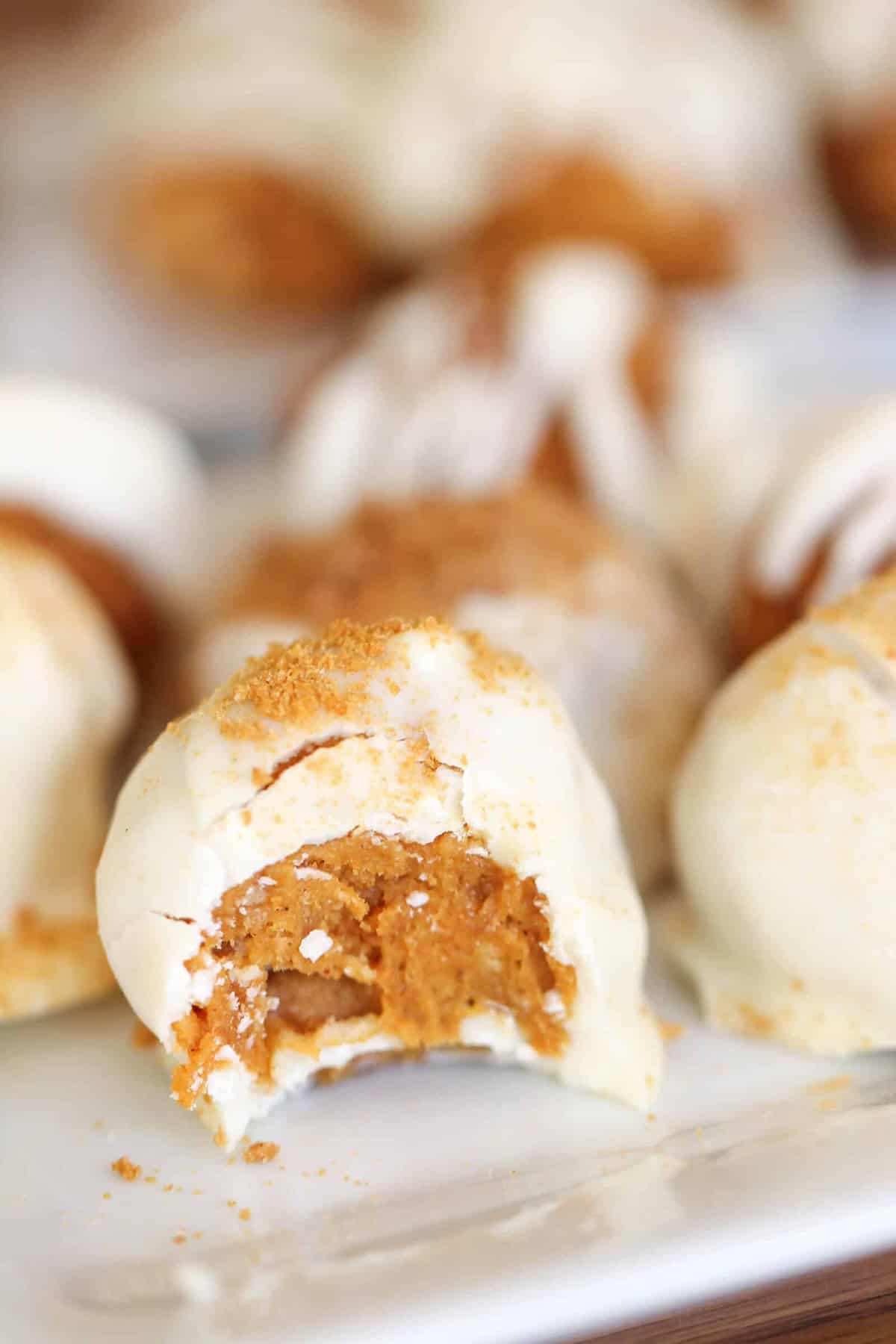 Pumpkin Pie Truffles