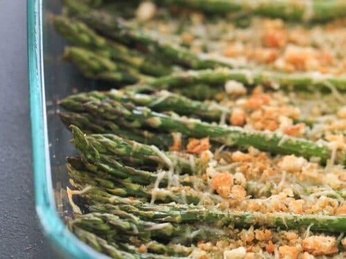 Roasted asparagus store parmesan