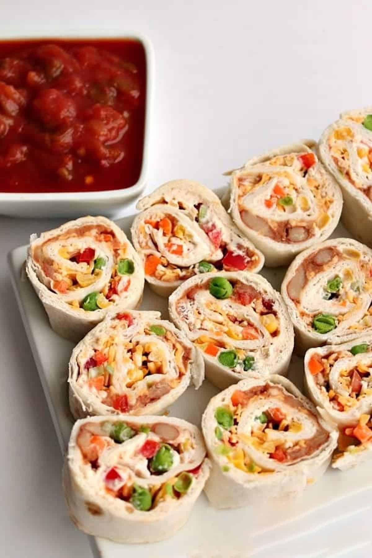 Mexican Tortilla Wrap Roll-Ups