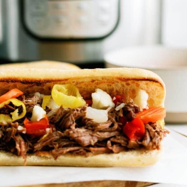 instant pot chicago-style italian beef sandwiches