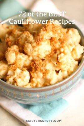 saucy cauliflower recipes