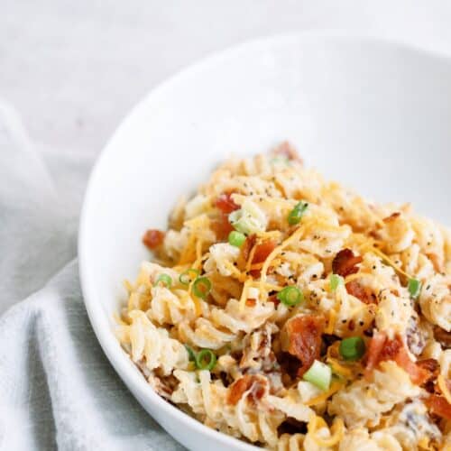 cheesy bacon ranch pasta