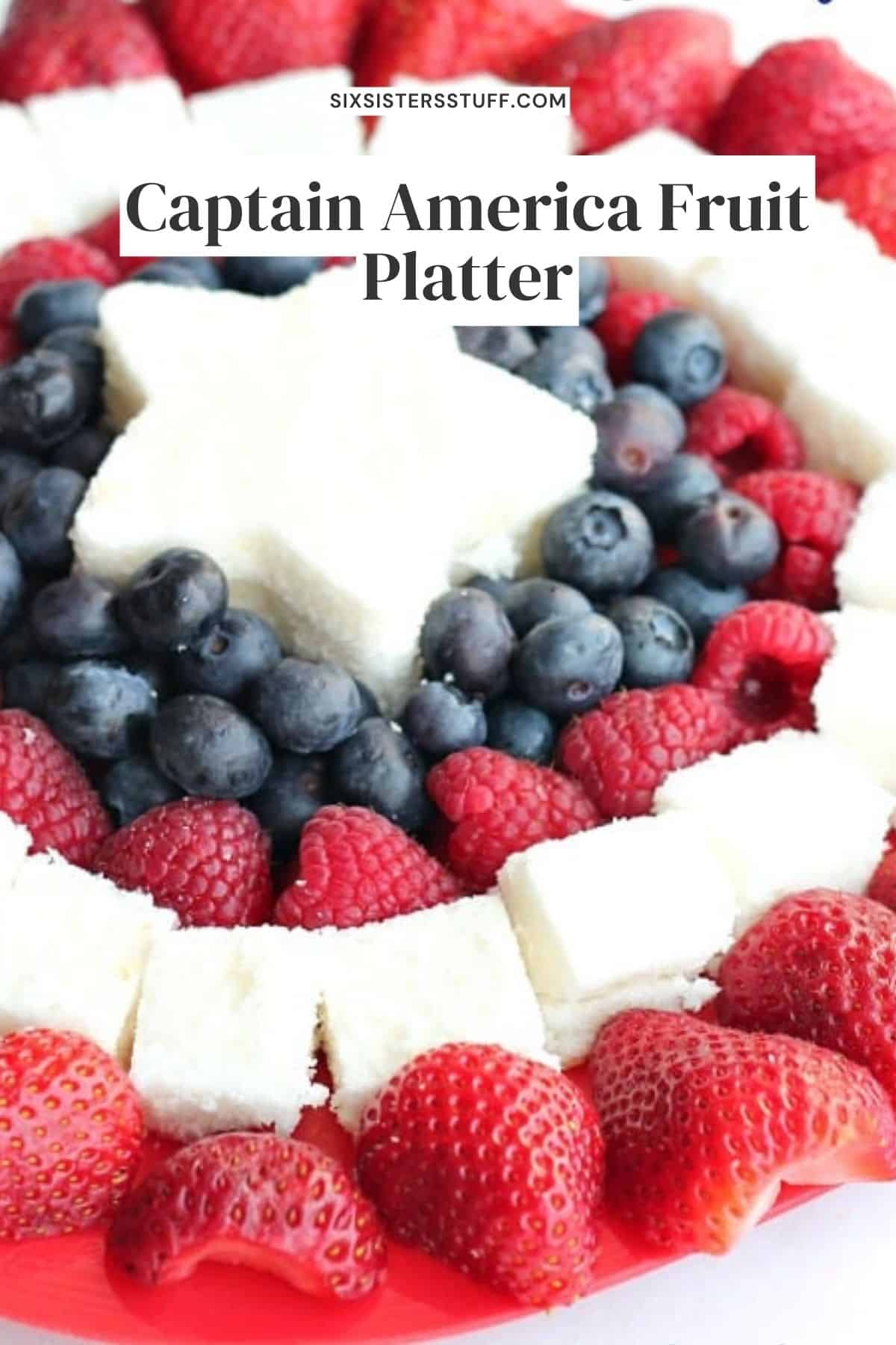 Captain America Fruit Platter | Fruit Platter, Fruit, Platters