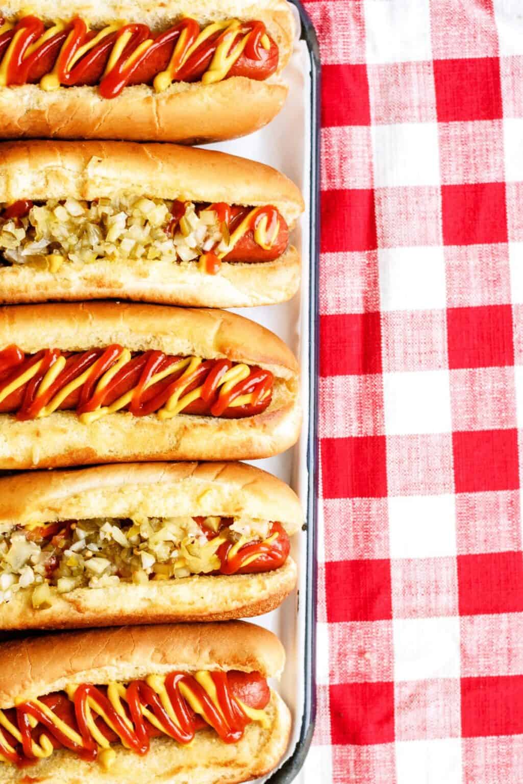 Air Fryer Hot Dogs Recipe - Six Sisters' Stuff