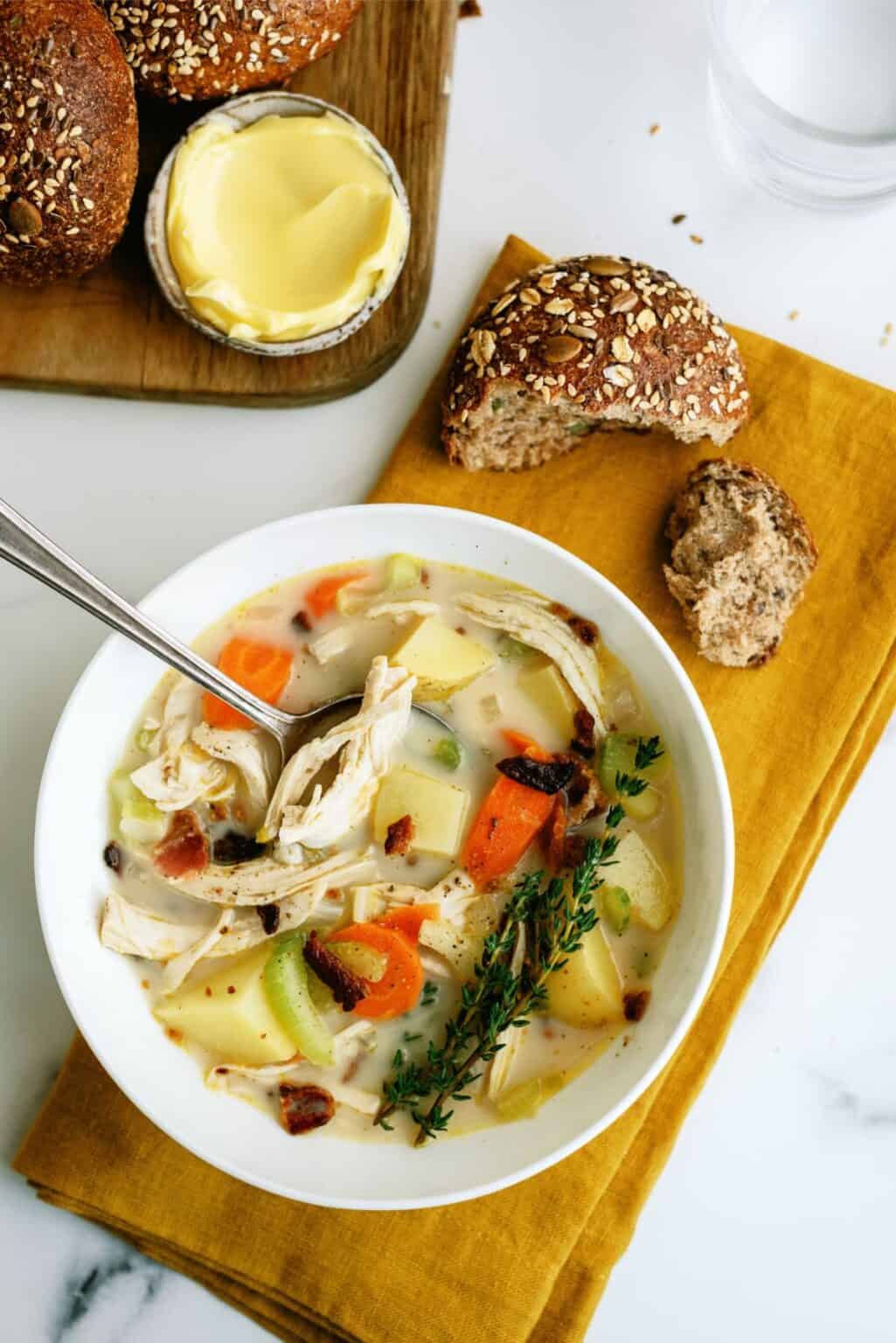 Creamy Chicken and Potato Soup Recipe