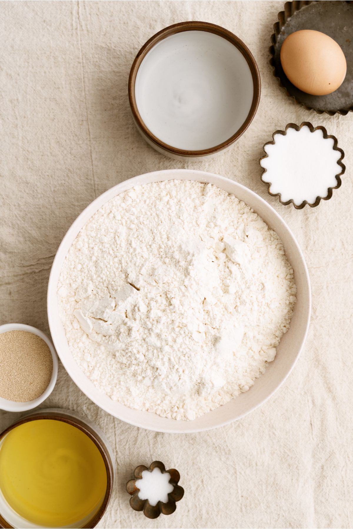 Ingredients needed to make 30 Minute Homemade Rolls