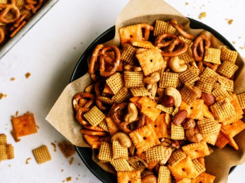 Slow Cooker Bold Chex Mix Recipe - The Chunky Chef