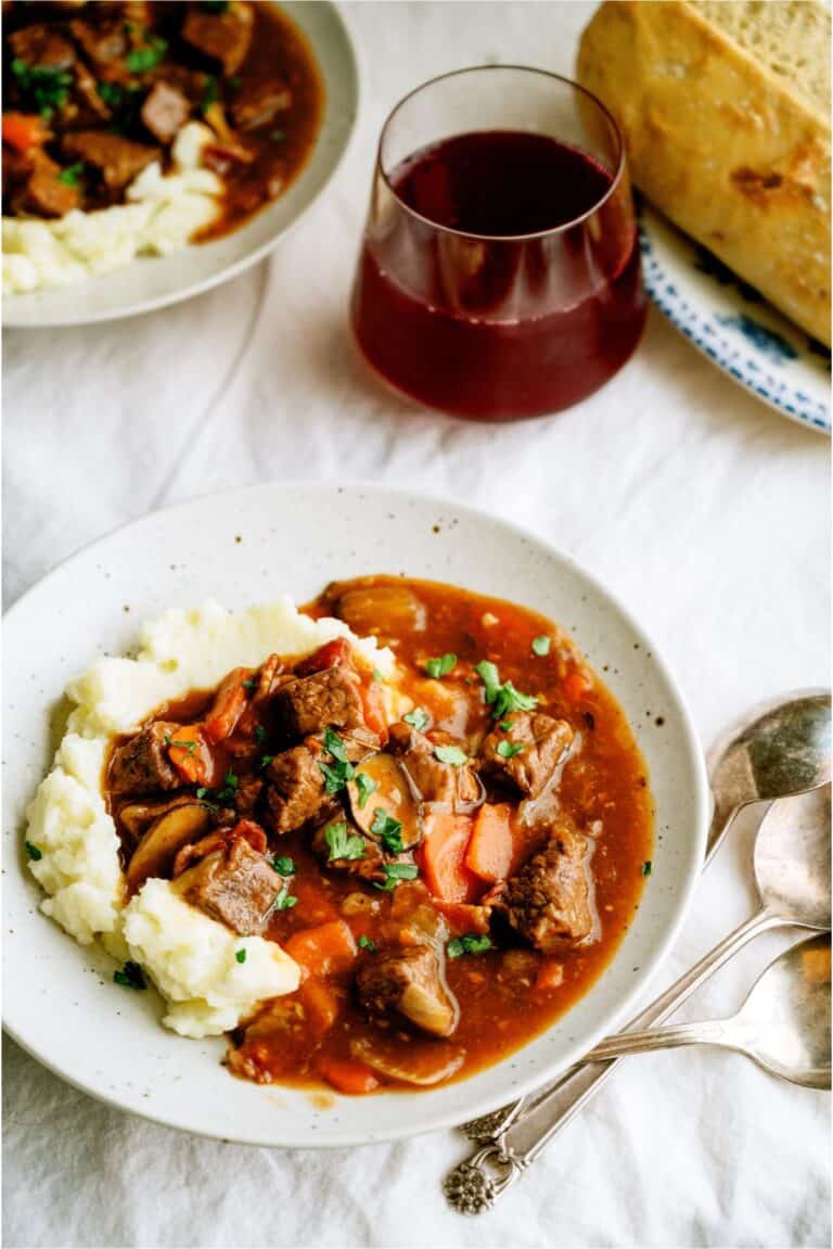 Slow Cooker Beef Bourguignon Recipe