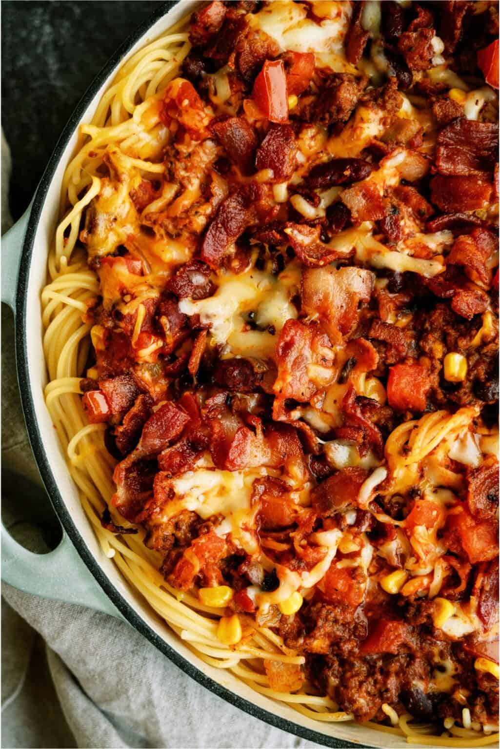 Skillet Cowboy Spaghetti Recipe