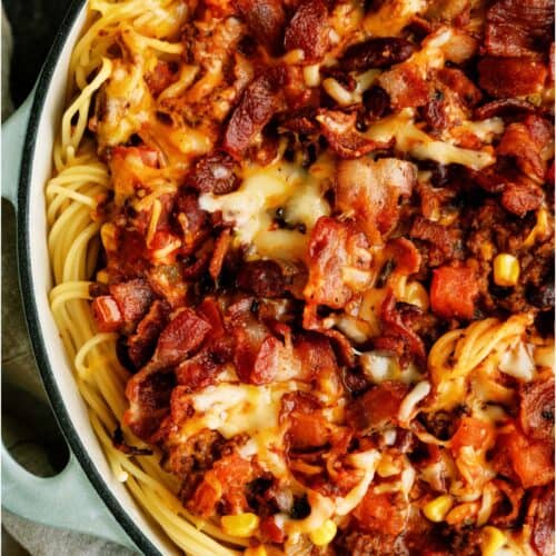 skillet cowboy spaghetti