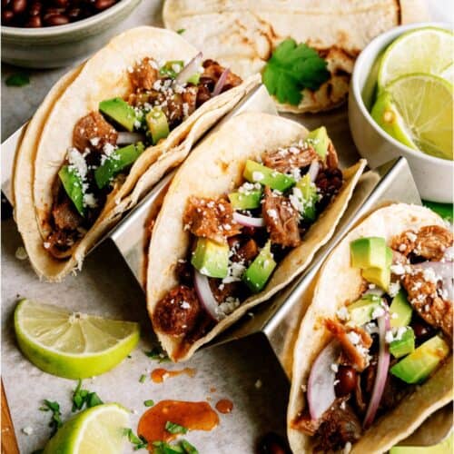 Instant Pot Honey Chipotle Pork Tacos