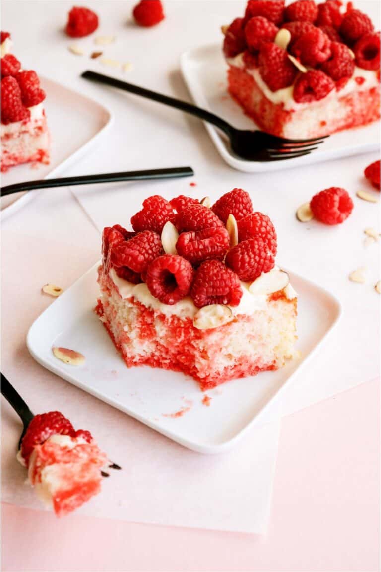 White Raspberry Poke Cake Recipe Six Sisters Stuff 6301