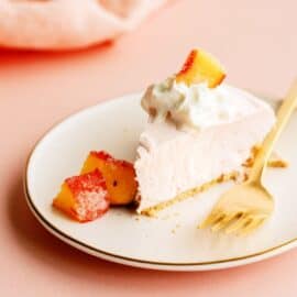 creamy peach pie