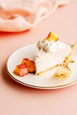 creamy peach pie