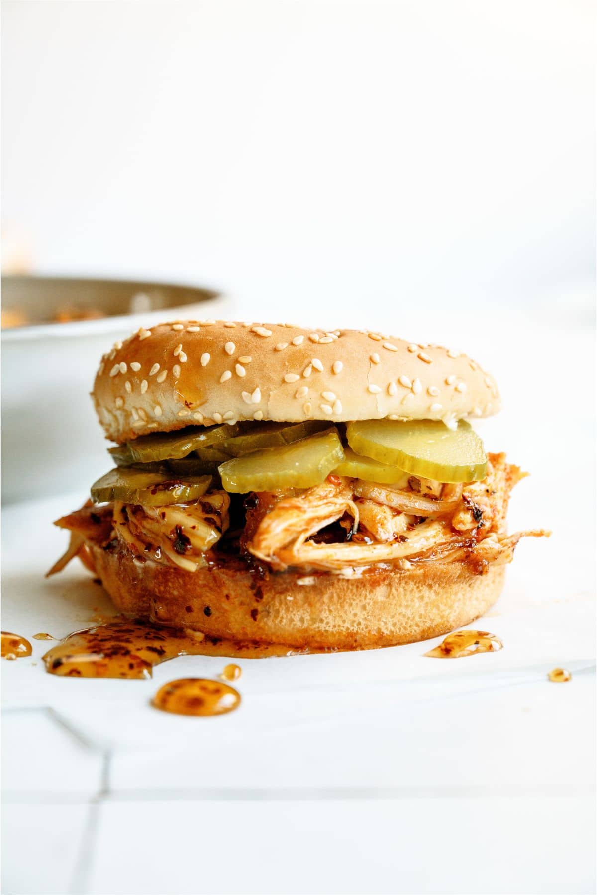 Instant Pot Hot Honey Chicken Sandwiches