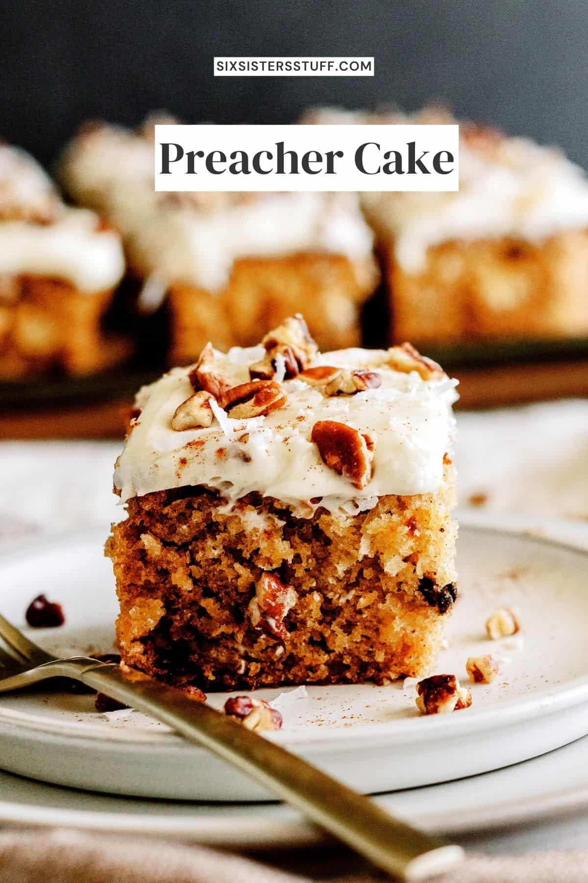 Preacher Cake Recipe - Six Sisters' Stuff