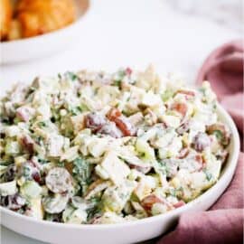 A bowl of Chicken Salad with Eggs