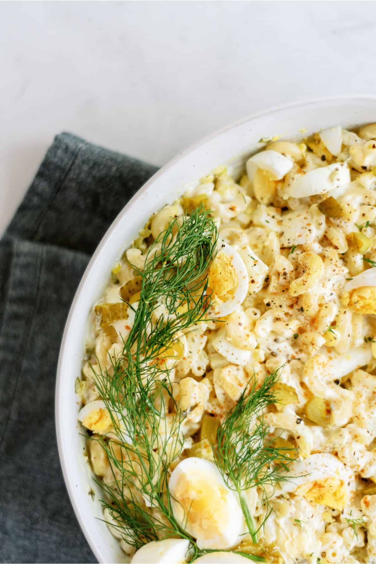 Deviled Egg Pasta Salad