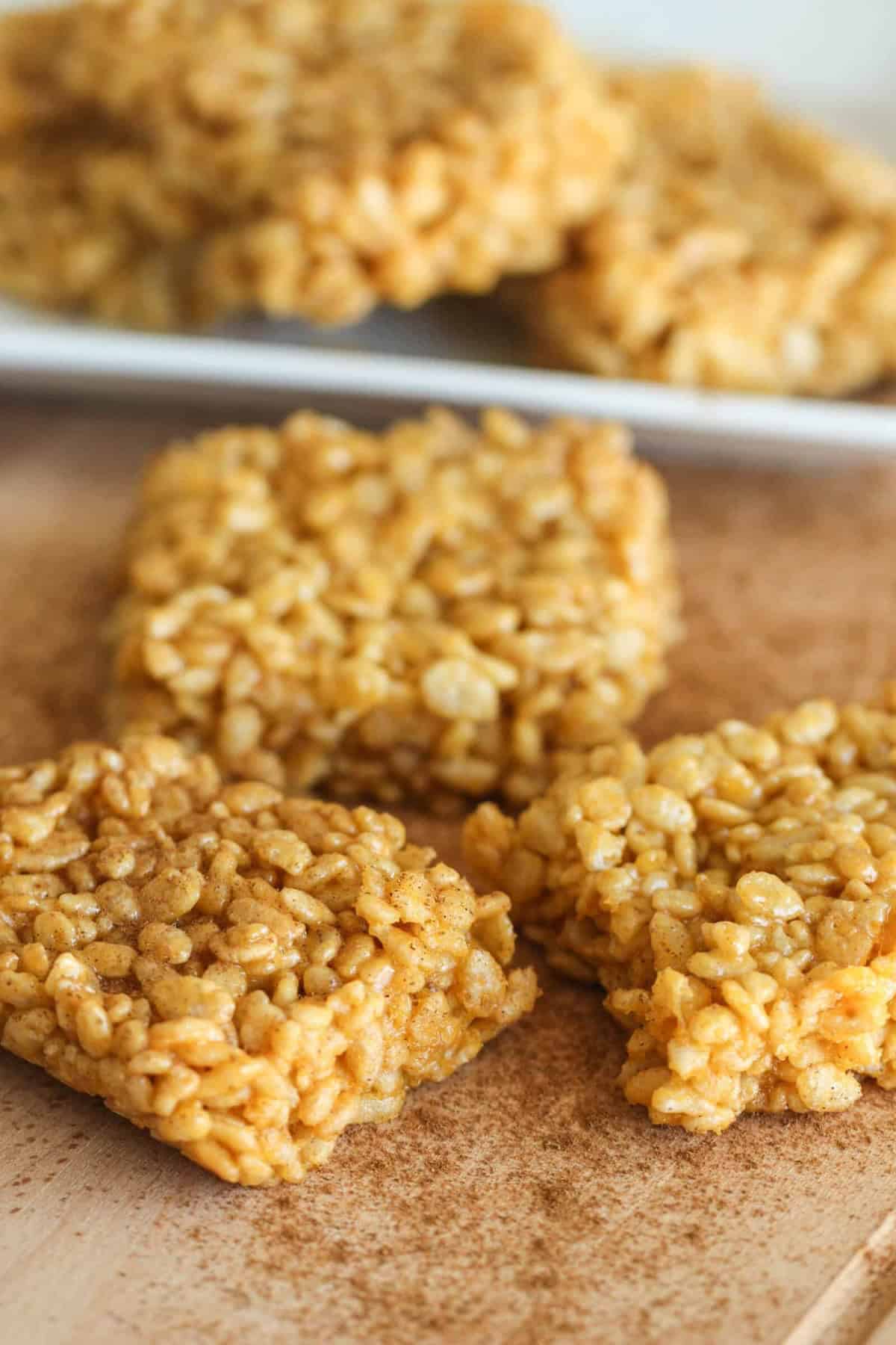 Pumpkin Spice Rice Krispies