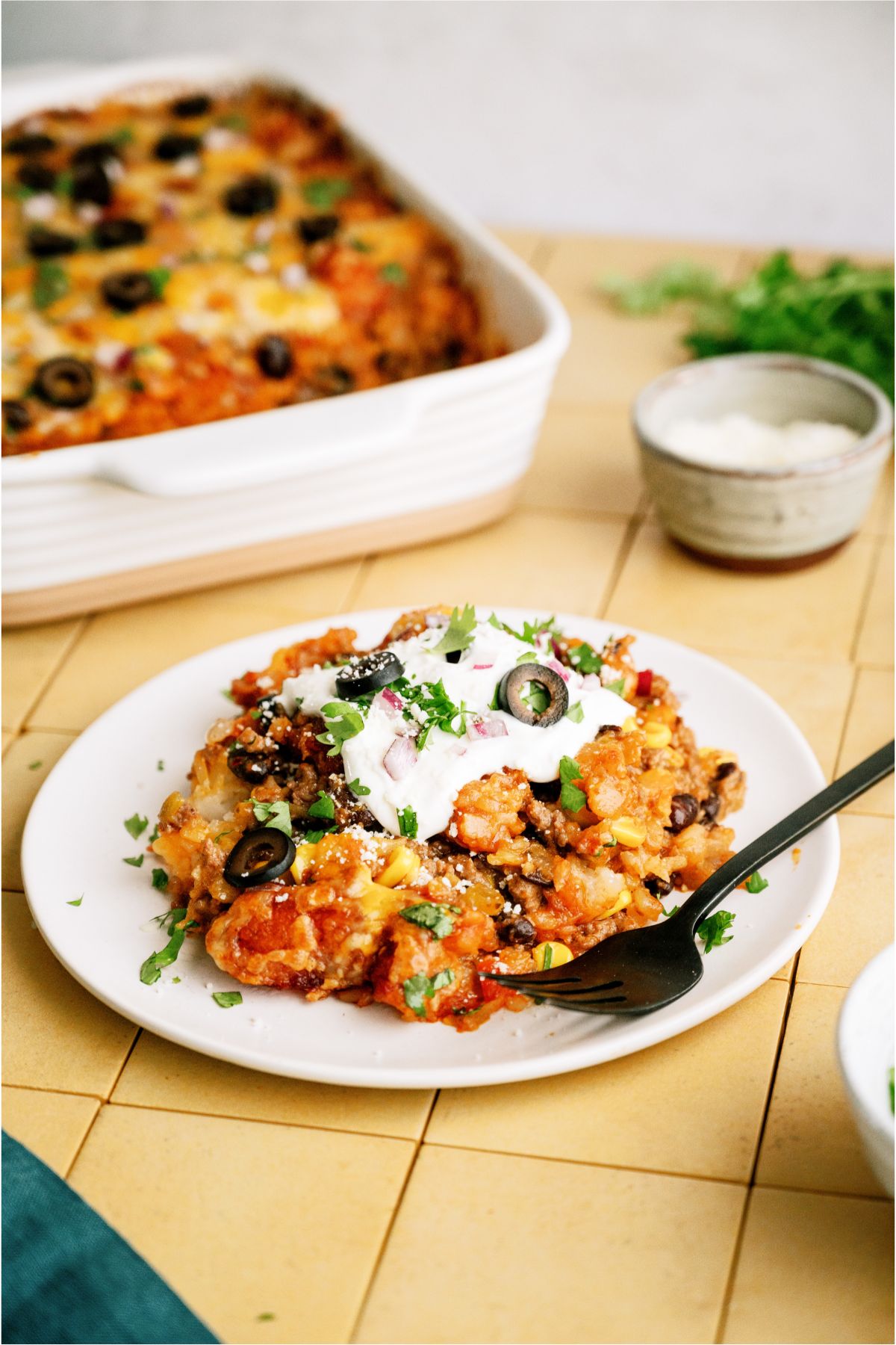 Mexican Tater Tot Casserole